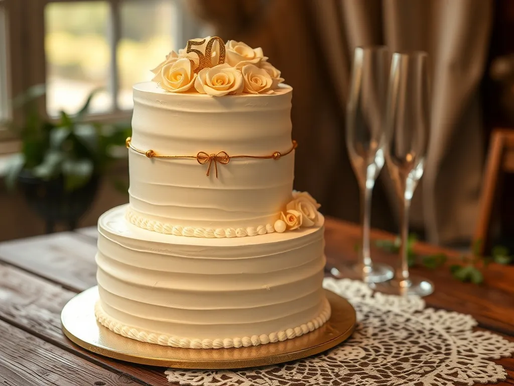 Tort na 50 rocznicę ślubu: pomysły, dekoracje, smaki